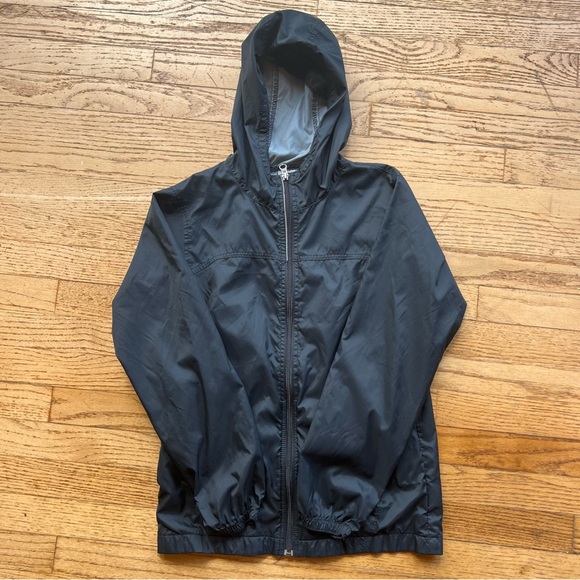 Columbia Youth Unisex Black Windbreaker Jacket - Picture 1 of 9